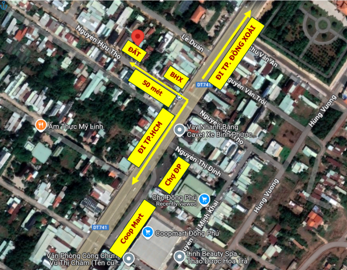 Chủ cần bán 300m2 (10mx30m). Đường nhựa 17m. Trung Tâm Hành Chính Huyện Đồng Phú, Bình Phước